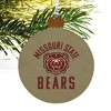 Missouri State Secondary Logo Wood Christmas Tree Holiday Ornament - 4 of 4