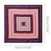 Allegra K Women's Stripe Print Square Neck Scarf Scarf - image 3 of 4