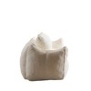 Maliang Ultra Soft Fluffy Loveseat Bean Bag Sofa with Pillows, Chase Lounge Chair for Living Room or Bedroom, No Assembly Required - 3 of 4