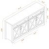 TIRAMISUBEST TV Stand/High Sideboard Storage Cabinet/TV Stand Console Set - 4 of 4