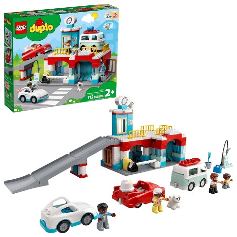 Lego Duplo Parking Garage And Car Wash Building Toy Target