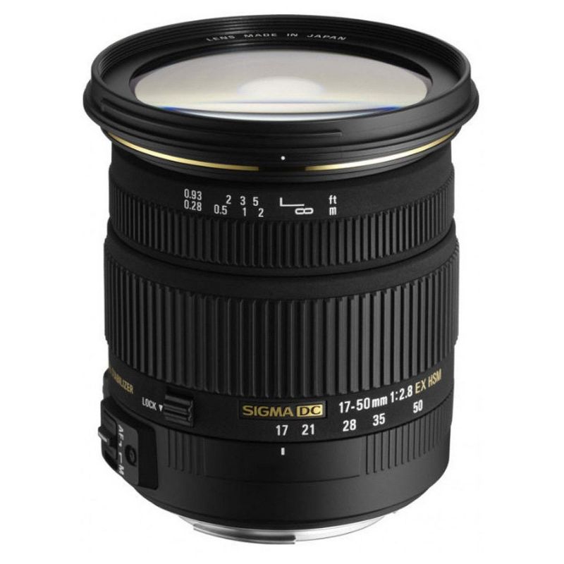 Sigma 17-50mm F2.8 DC OS HSM Large Aperture Standard Zoom Lens for Sony Digital DSLR Camera, 1 of 5