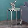 Acme Furniture Abbe Accent Glass Table Chrome Finish - 2 of 4