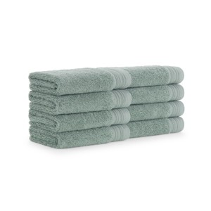 Aston & Arden Anatolia Washcloths (8 Pack), 13x13, 600 GSM, Linen-Inspired Baratta Dobby, Combed Cotton, Solid - 1 of 4