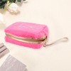 Unique Bargains Women's Durable Heart Style Makeup Bag 1 Pc - 3 of 3