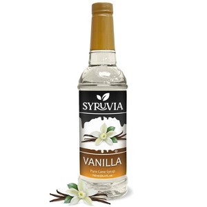 Syruvia Vanilla Syrup - 25.4 fl oz. Premium Flavoring Syrup For Coffee - 1 of 4