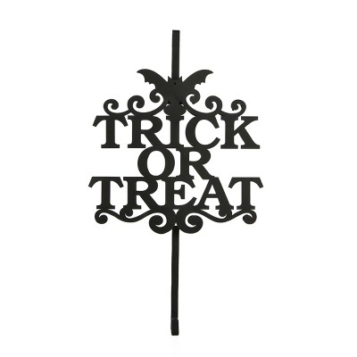 19" Halloween “Trick or Treat" Wreath Hanger - National Tree Company
