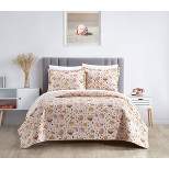 3pc Bali Quilt Set Pink - NY&C Home Collection