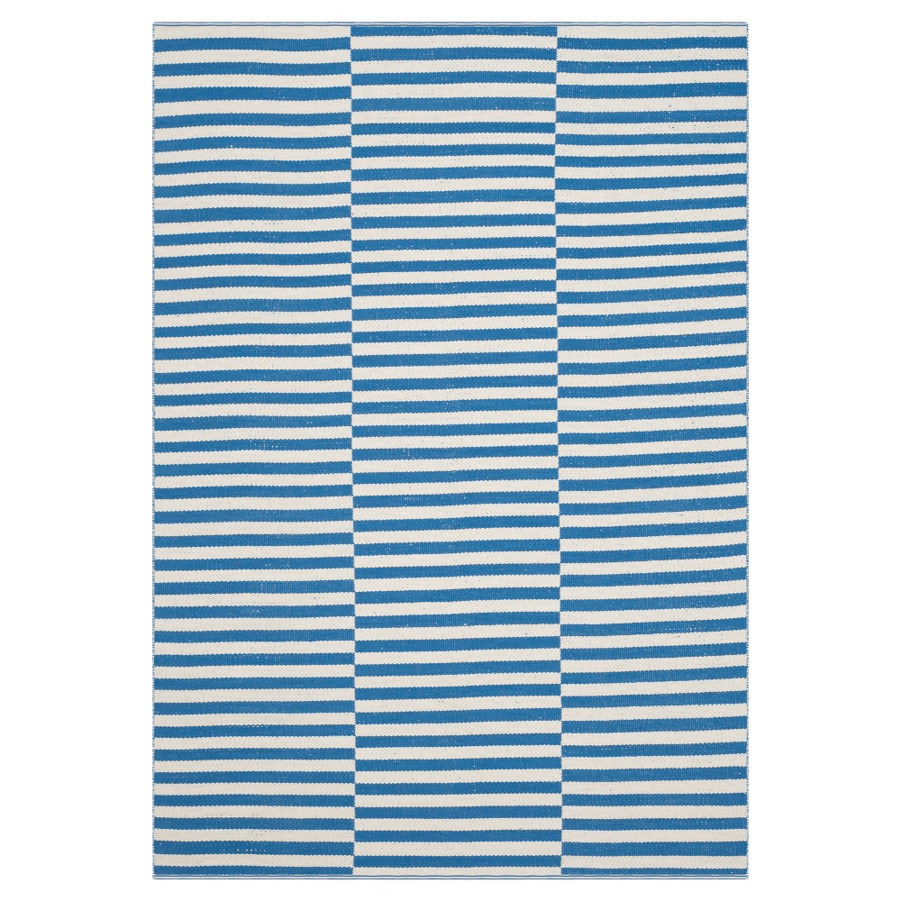 Juliette Flatweave Area Rug - Ivory / Blue (5' X 7') - Safavieh