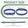 Unique Bargains Dog Collar with Bell Adjustable Buckle PU Leather Dog Collars - 2 of 4