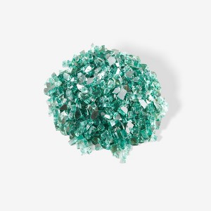 WestinTrends Fire Pit Fire Glass Tempered Glass Rocks for Fireplace Accessories - 1 of 3