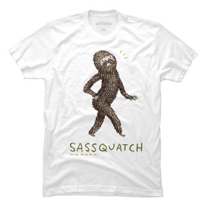 Men's Design By Humans Sassquatch By SophieCorrigan T-Shirt - 1 of 4