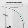 NicBex Bathroom Pivot Bifold Shower Tub Door Panel with 1/4" (6mm) Thick SGCC Tempered Glass Frameless Folding Pivot Glass Shower Door - 4 of 4