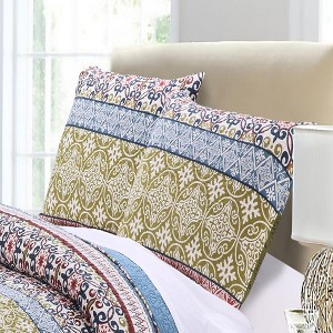 Greenland Home Fashion Shangri - La Sham - Standard 20x26", Multi - Standard - 1 of 4