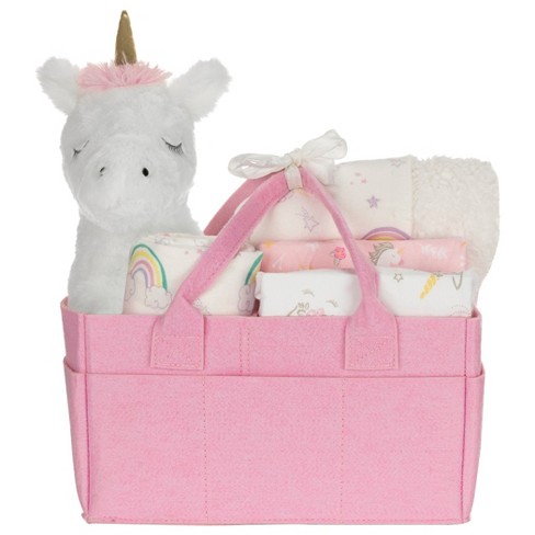 Dainty Tails New Baby Unicorn Gift Basket