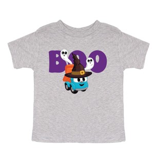 Leo the Truck Boo Wizard Hat - Toddler Short Sleeve Graphic T-Shirt - 1 of 3