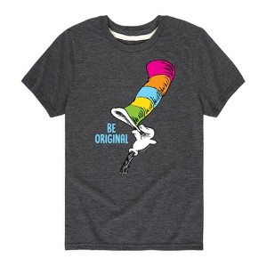 Boys' - Dr. Seuss - Cat in The Hat Be Original Short Sleeve Graphic T-Shirt - 1 of 4