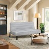 Serta Maple Convertible Sofa Light Gray - 2 of 4