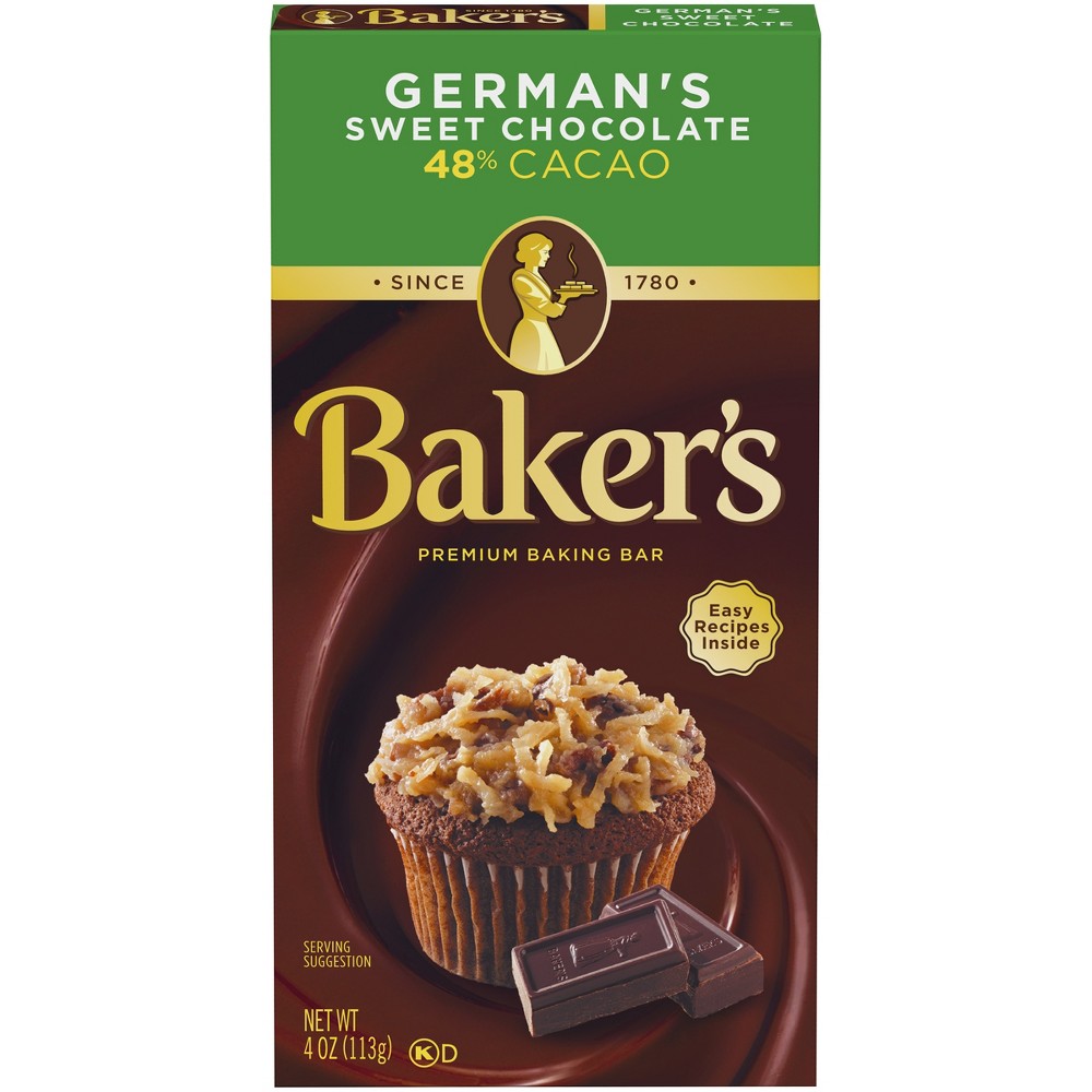 UPC 043000055526 Baker's German Chocolate Baking Bars