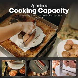 GasOne Burger Press 8.5-inch Burger Press Patty Maker - Stainless Steel Hamburger Smasher Tool with Ergonomic Handle - 1 of 4