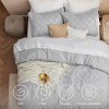Queen Comforter Set -Bedsure 3Pcs Comforter Bedding Set with Intricate Solid Embroidery - 3 of 4