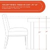 Summit Adventure Upholstered Dining Chair - Stain-Resistant Woven Fabric, 19.5" Seat Height, Ideal for 29-31 Inch Tables (Single Pack) - 4 of 4