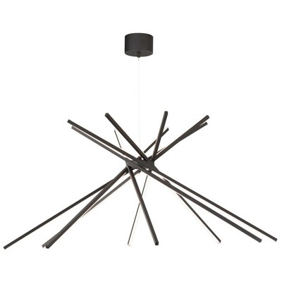 ET2 Lighting Alumilux Aster 8 - Light Pendant in  Black