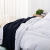 Cotton Cable Knit Blanket, Soft Warm Fleece Blanket for Couch & Bed Decor - NTBAY - 4 of 4