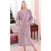 ADR Women's Long Robe, Fleece Plush Robe Woman, Cozy Regular & Plus Size Women's Bath Robe - 2 of 3