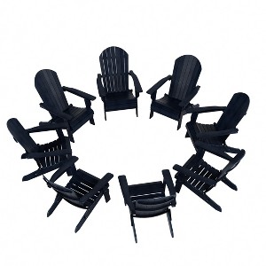 WestinTrends Tuscany HIPS Outdoor Patio Folding Adirondack Chair (Set of 8) - 1 of 4
