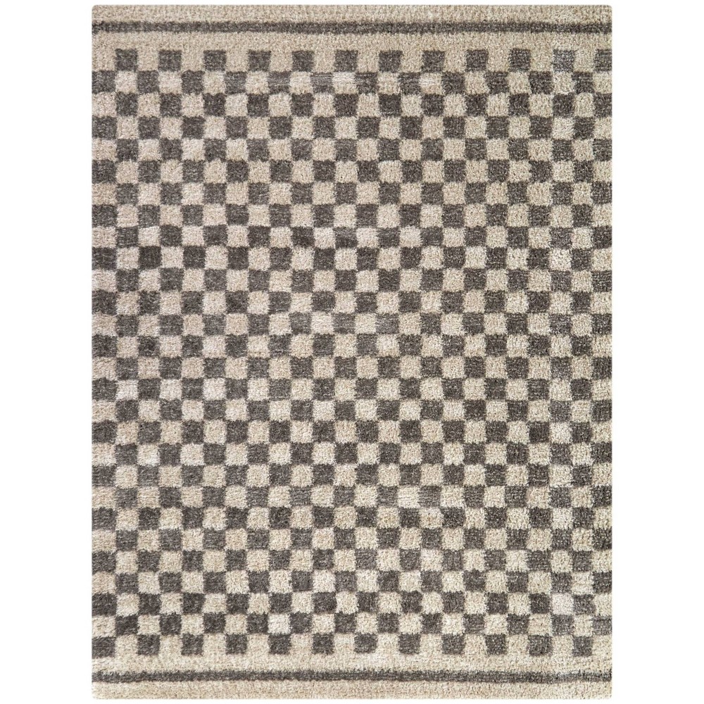 Balta Rugs 53x7 Kids Chance Classic Checkered Gray