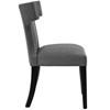 Set of 2 Curve Dining Side Chair Fabric - Modway - 4 of 4