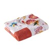 Barefoot Bungalow Topanga Throw Blanket Reversible Floral Print Two Looks in One 50" x 60" Multicolor - 3 of 4