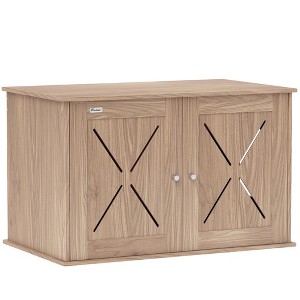 Hidden Cat Litter Box Enclosure with Ventilated Door, Cat Hole, Cat Washroom, Indoor Cat House - 1 of 4