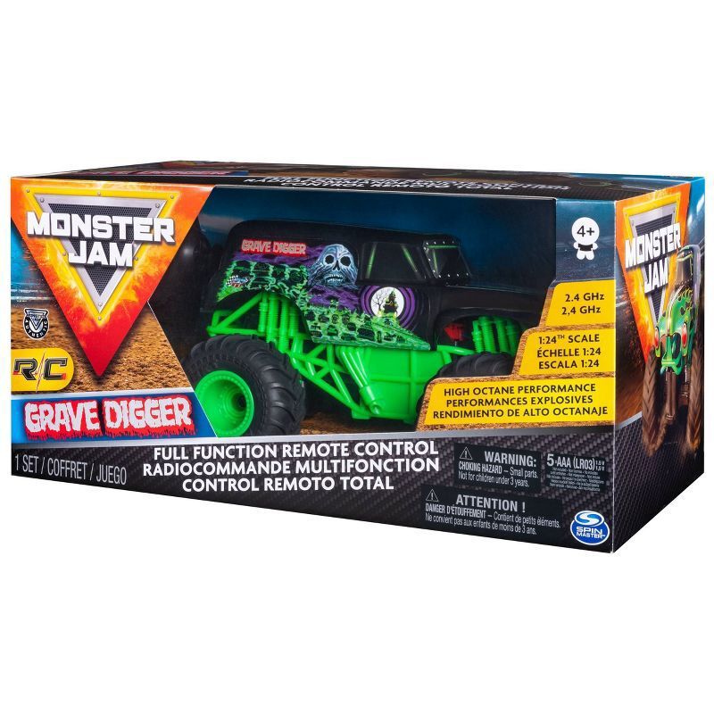 Monster Jam - RC 1/24 Scale - Grave Digger, 6 of 9