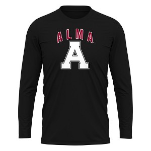 Alma College Adult Sport Long Sleeve Shirt Primary Logo, Athletic Heather - 1 of 4