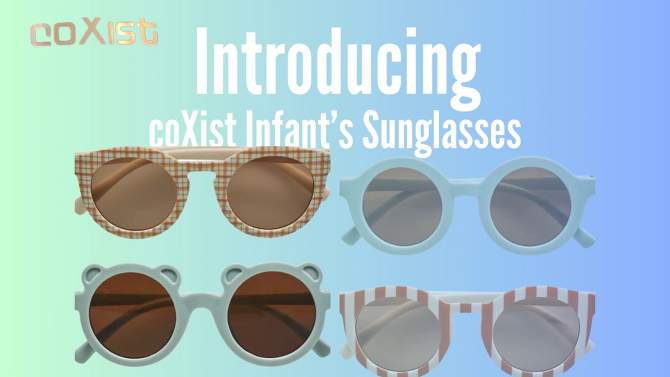 coXist 2 Pack Infant's Sunglasses for Boys & Girls (Infant, Baby), 2 of 6, play video
