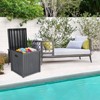 VisioGear 51 Gal Outdoor Garden Plastic Storage Deck Box for Tools Cushions Toys, Grey, 22"*22"*24.5" - 4 of 4