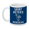 Saint Peters University Peacocks Logo Ceramic Coffee Mug Novelty Gift Mugs for Coffee Tea and Hot Drinks 11oz White - 3 of 4