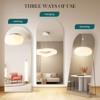 DOMETOUR 71"x26" Full Length Mirror Full Body Floor Mirror Standing Hanging or Leaning Wall, Wall Mirror - 2 of 4