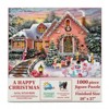 Sunsout A Happy Christmas 1000 pc   Jigsaw Puzzle 45440 - 3 of 4