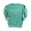 Simply Sage Market S.W.Smiley Embroidered Radiant Smiley Outline Garment Dyed Sweatshirt - 2 of 4