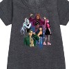 Girls' - Monster High - Character Group Graphic Short Sleeve Fleece Dress - 2 of 3
