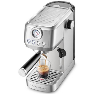 CASABREWS 3700Gense, 20 Bar Espresso Machine and Coffee Maker with Milk Frother, Silver - 1 of 4