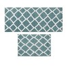 SEVOBAL Bathroom Rugs Bath Mat Rug Home Decor Carpet Shower Mat Home Decor Double Pattern for Shower Room Bathroom Home, Green, 34"*21"*1.25" - 4 of 4