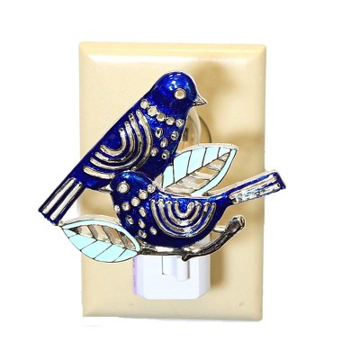 Home Decor 4.0" Blue Bird Night Light Electric Wildlife Outdoors  -  Nightlights