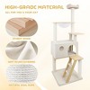 Aortzio 65"H Large Cat Tree Tower,Wooden Cat Condo with 8 Scratching Post & Room Condo - 4 of 4