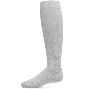 Memoi Thin Ribbed Girls Cotton Blend Knee High Sock - 1 of 4