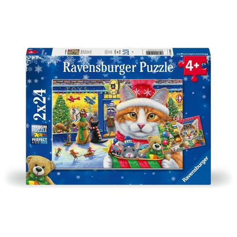 Ravensburger Christmas Kittens Jigsaw Puzzle Set - 24pc - image 1 of 2