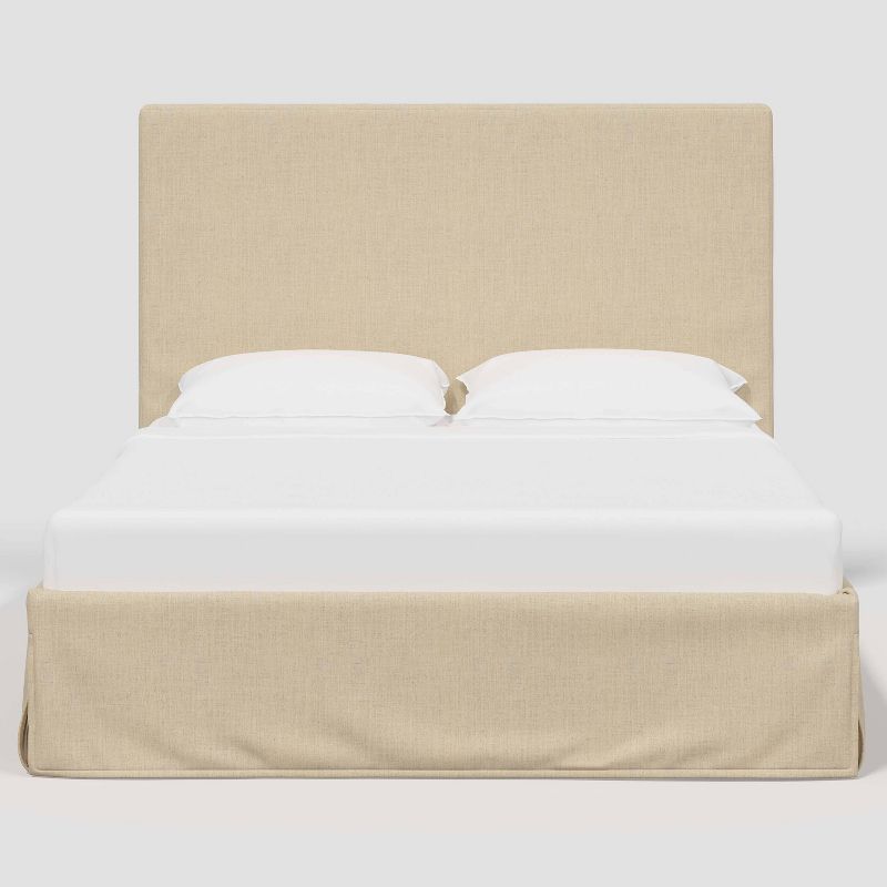Kelly Slipcover Bed in Linen - Threshold™, 3 of 8